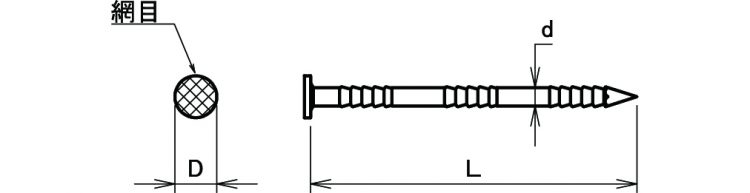 ワイヤー連結 ステンリング釘 | 機械釘・ビス（エアー工具用） | 株式 