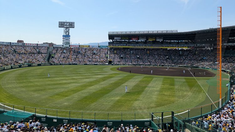 甲子園で野球観戦【巨人vs阪神】