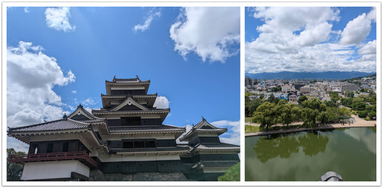 長野県の松本城に行ってきました